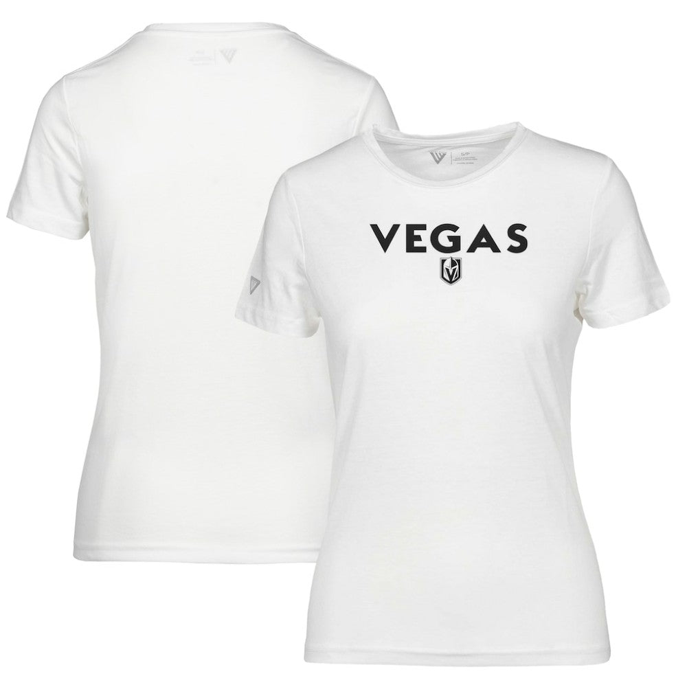 Vegas Golden Knights Levelwear Women's Maddox City Capsule T-Shirt - White - NHL