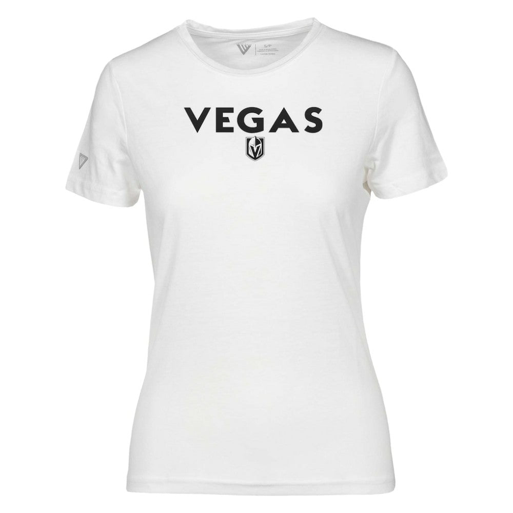 Vegas Golden Knights Levelwear Women's Maddox City Capsule T-Shirt - White - NHL