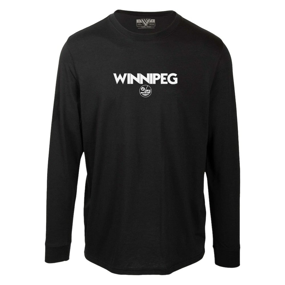 Winnipeg Jets Levelwear Oscar City Capsule Long Sleeve T-Shirt - Black - NHL