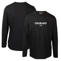 Colorado Avalanche Levelwear Oscar City Capsule Long Sleeve T-Shirt - Black - NHL