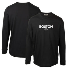 Boston Bruins Levelwear Oscar City Capsule Long Sleeve T-Shirt - Black - NHL