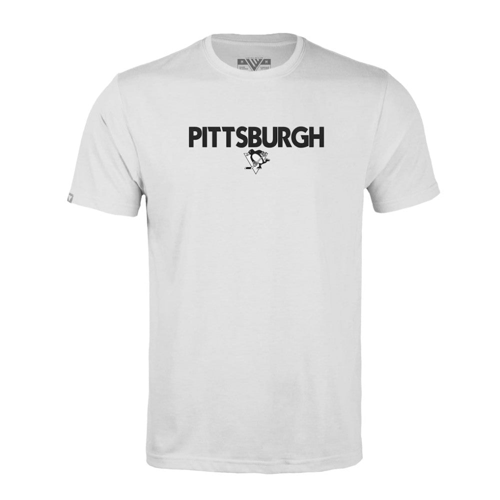 Pittsburgh Penguins Levelwear Richmond City Capsule T-Shirt - White - NHL