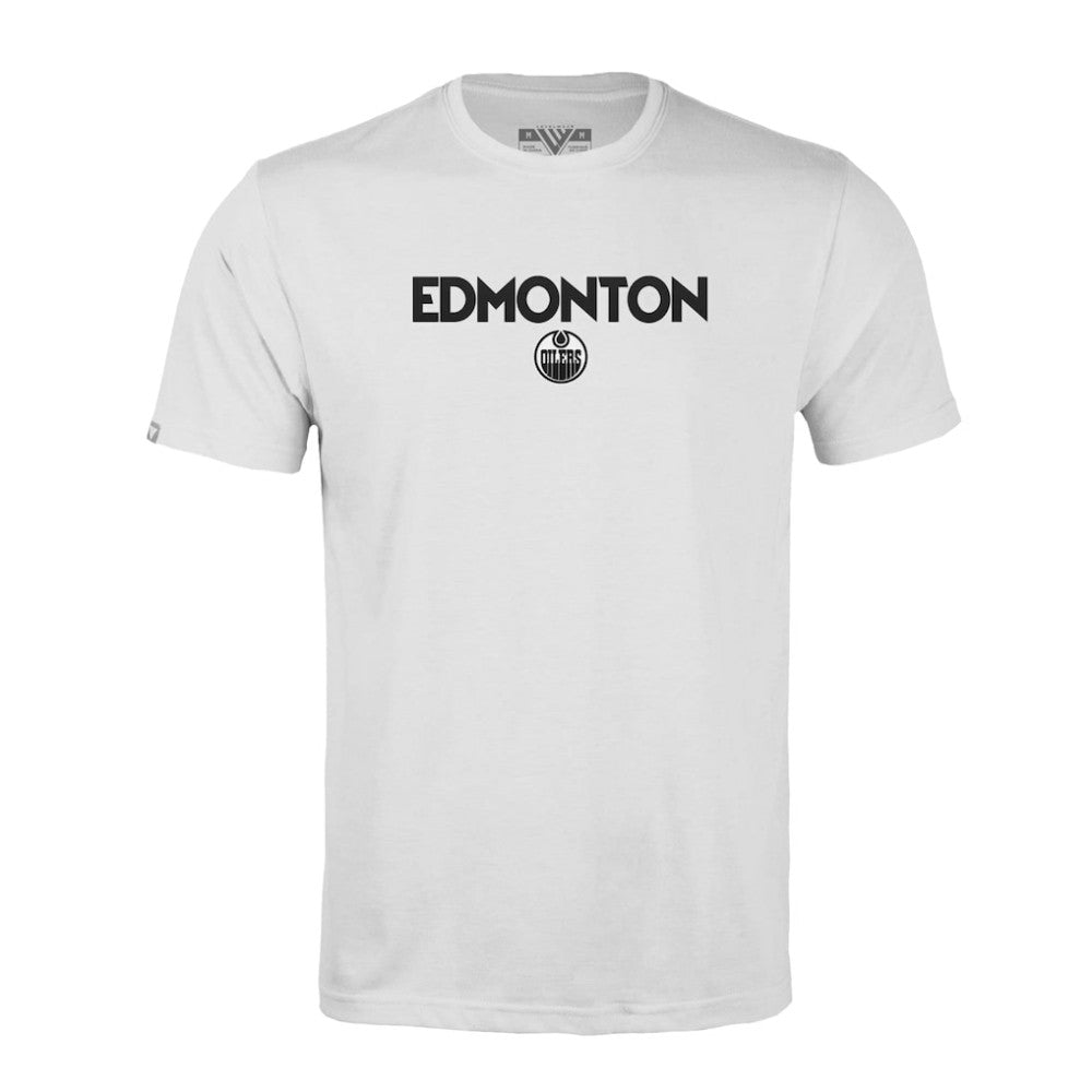 Edmonton Oilers Levelwear Richmond City Capsule T-Shirt - White - NHL