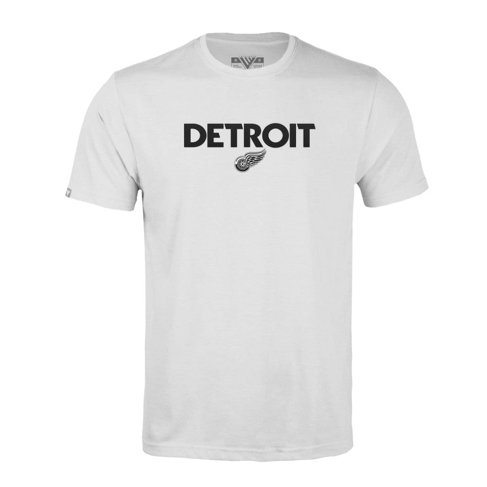 Detroit Red Wings Levelwear Richmond City Capsule T-Shirt - White - NHL