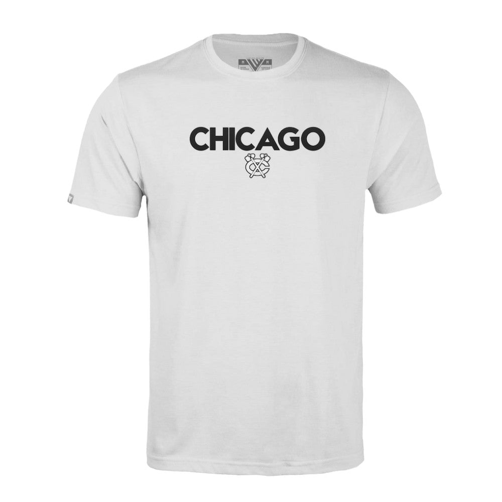 Chicago Blackhawks Levelwear Richmond City Capsule T-Shirt - White - NHL