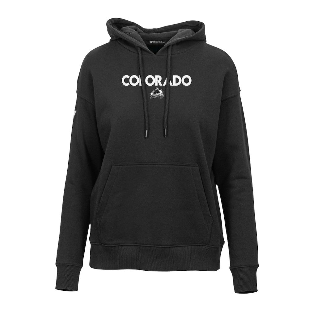 Colorado Avalanche Levelwear Women's Adorn City Capsule Pullover Hoodie - Black - NHL