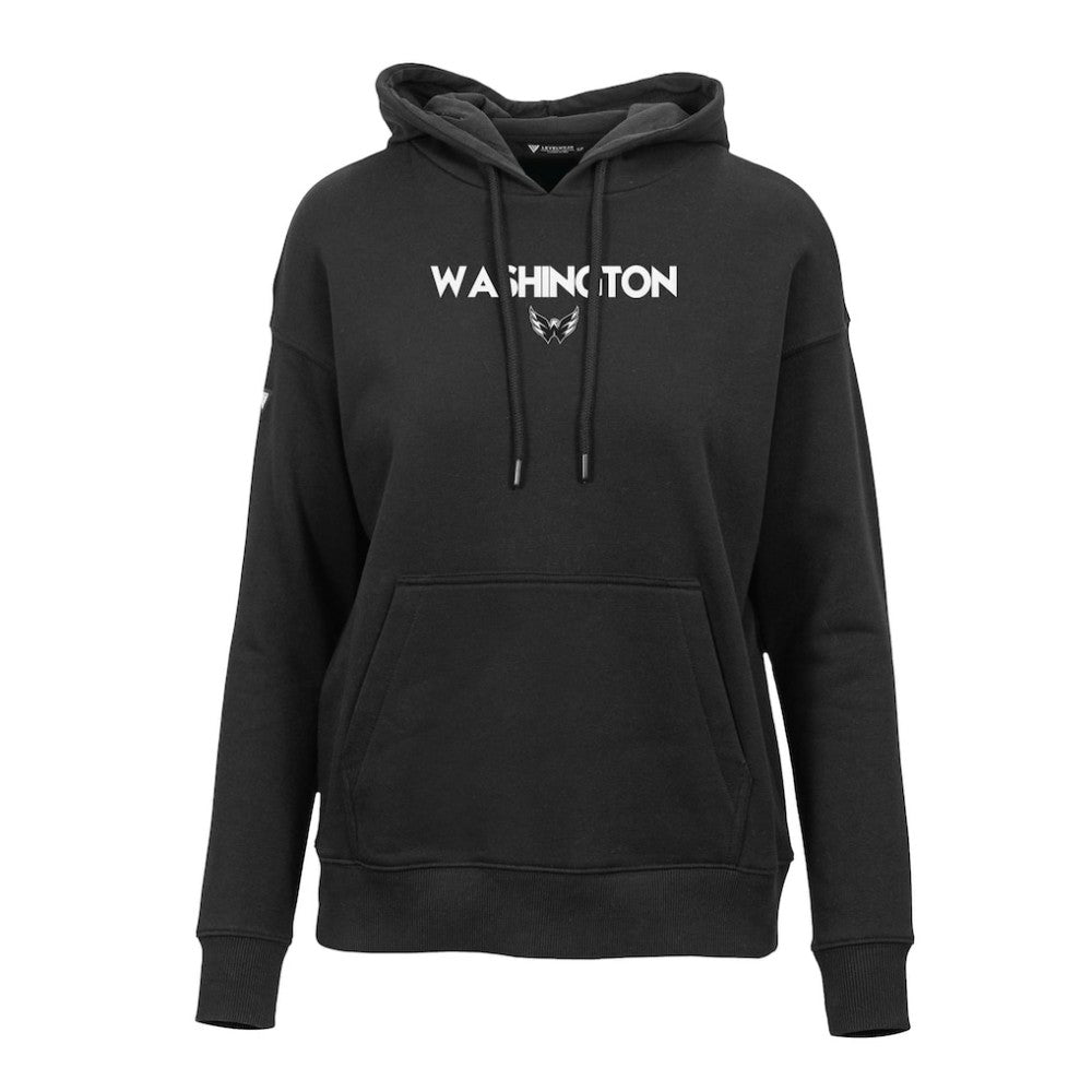 Washington Capitals Levelwear Women's Adorn City Capsule Pullover Hoodie - Black - NHL