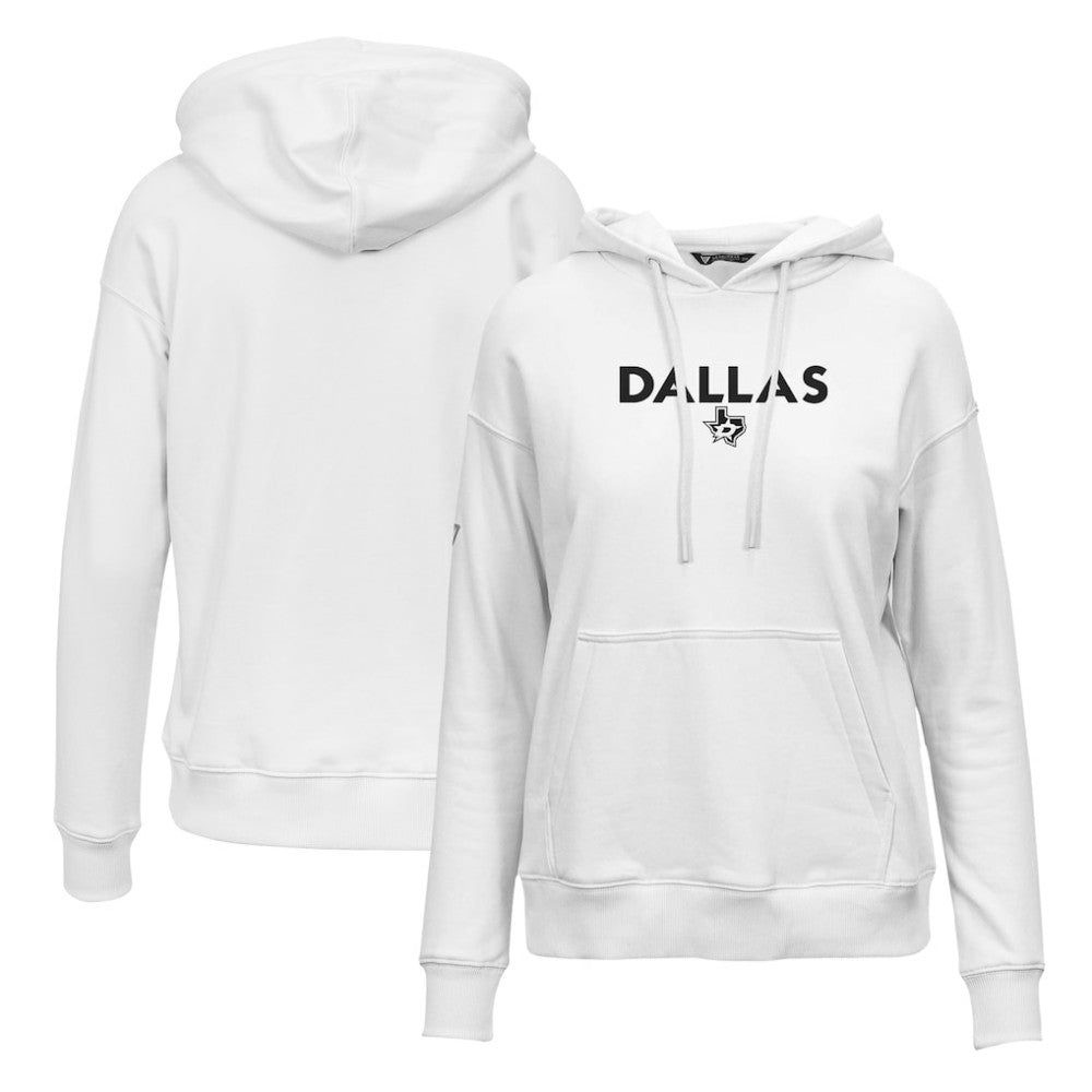 Dallas Stars Levelwear Women's Adorn City Capsule Pullover Hoodie - White - NHL