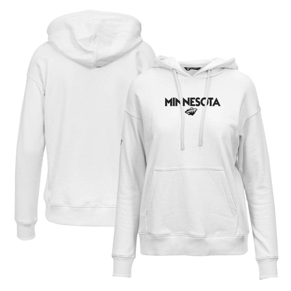 Minnesota Wild Levelwear Women's Adorn City Capsule Pullover Hoodie - White - NHL