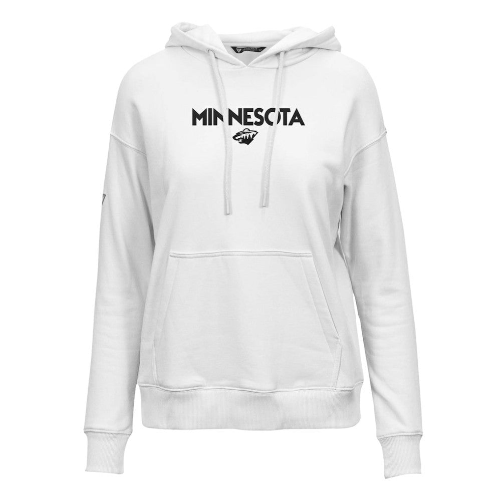 Minnesota Wild Levelwear Women's Adorn City Capsule Pullover Hoodie - White - NHL