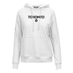 Toronto Maple Leafs Levelwear Women's Adorn City Capsule Pullover Hoodie - White - NHL