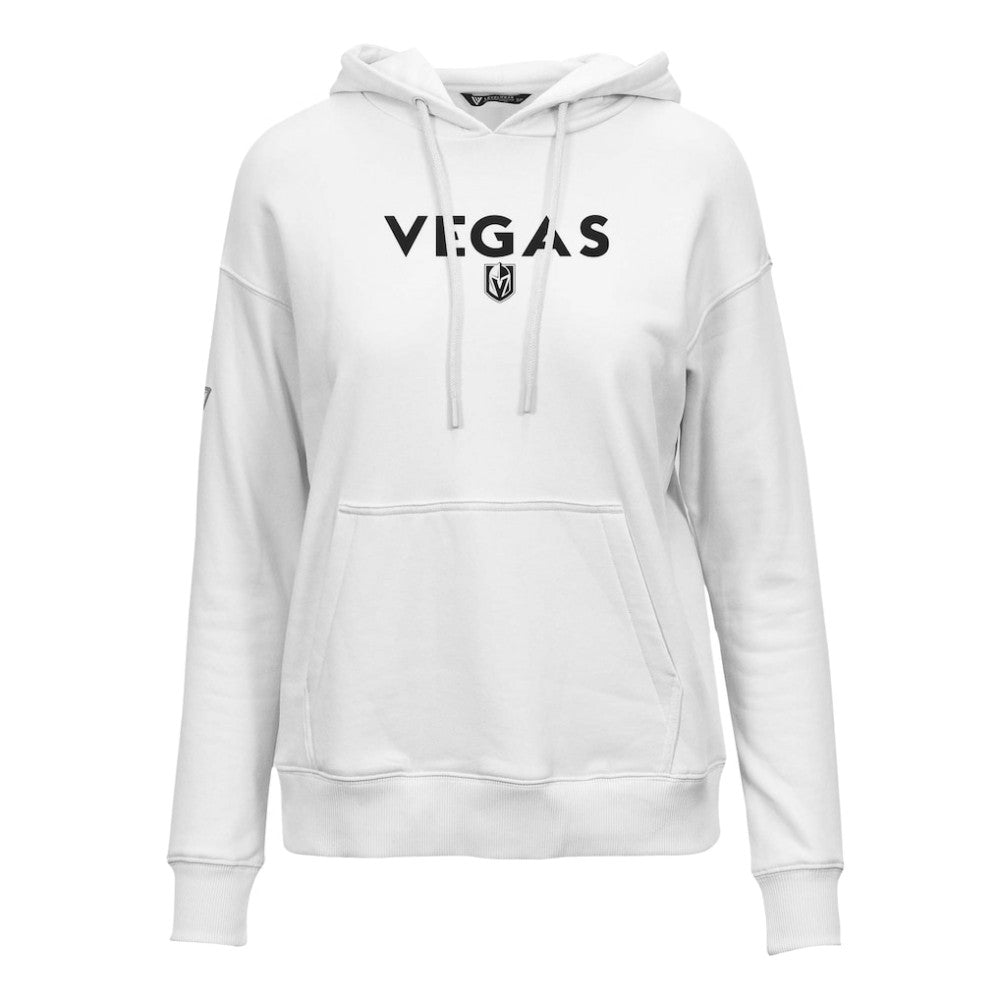 Vegas Golden Knights Levelwear Women's Adorn City Capsule Pullover Hoodie - White - NHL
