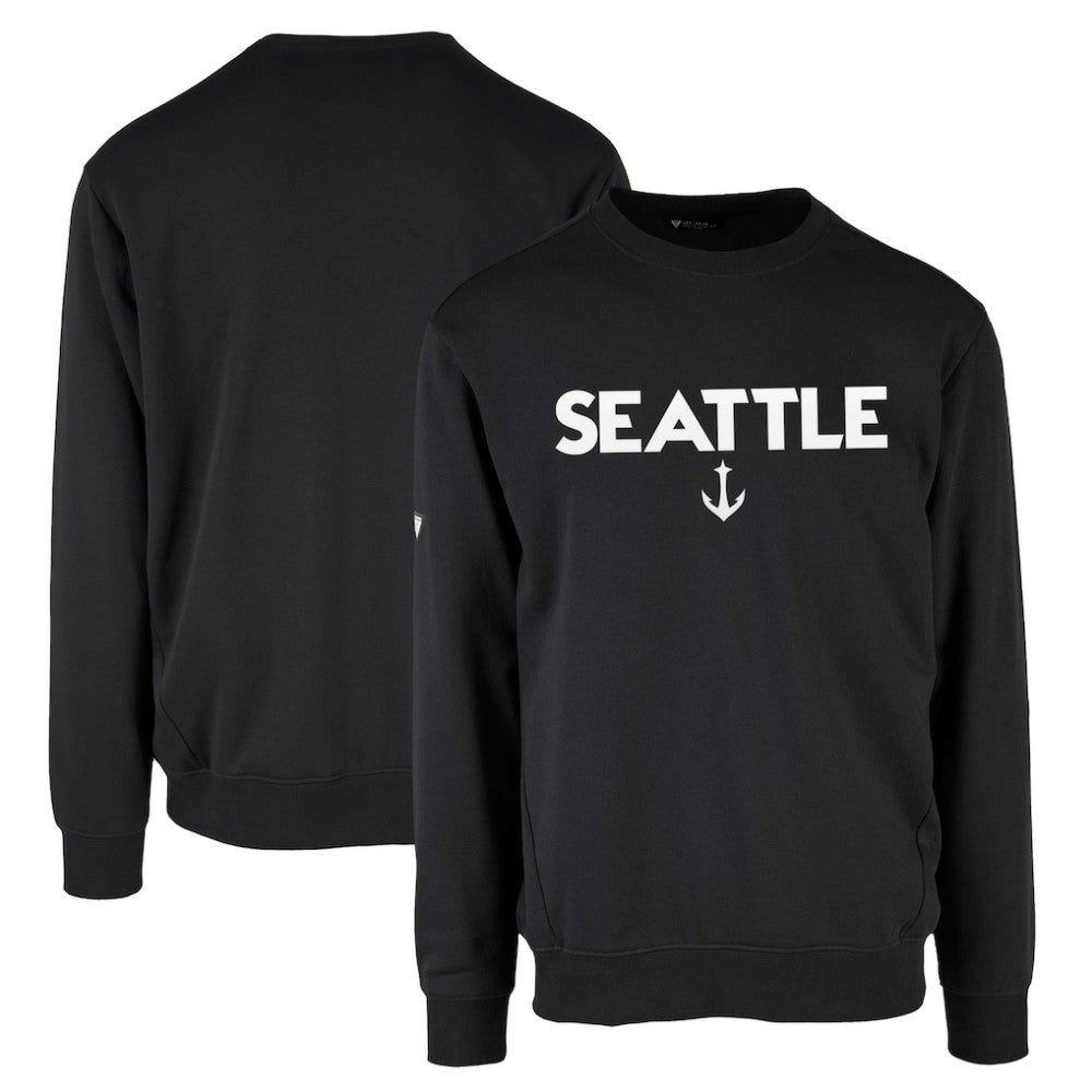 Seattle Kraken Levelwear Zane City Capsule Pullover Sweatshirt - Black - NHL
