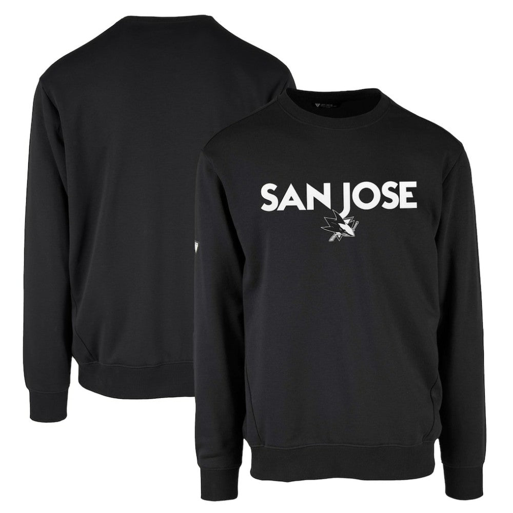 San Jose Sharks Levelwear Zane City Capsule Pullover Sweatshirt - Black - NHL