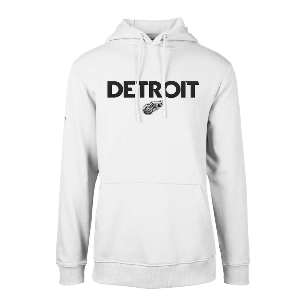 Detroit Red Wings Levelwear Podium City Capsule Pullover Hoodie - White - NHL