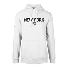 New York Rangers Levelwear Podium City Capsule Pullover Hoodie - White - NHL
