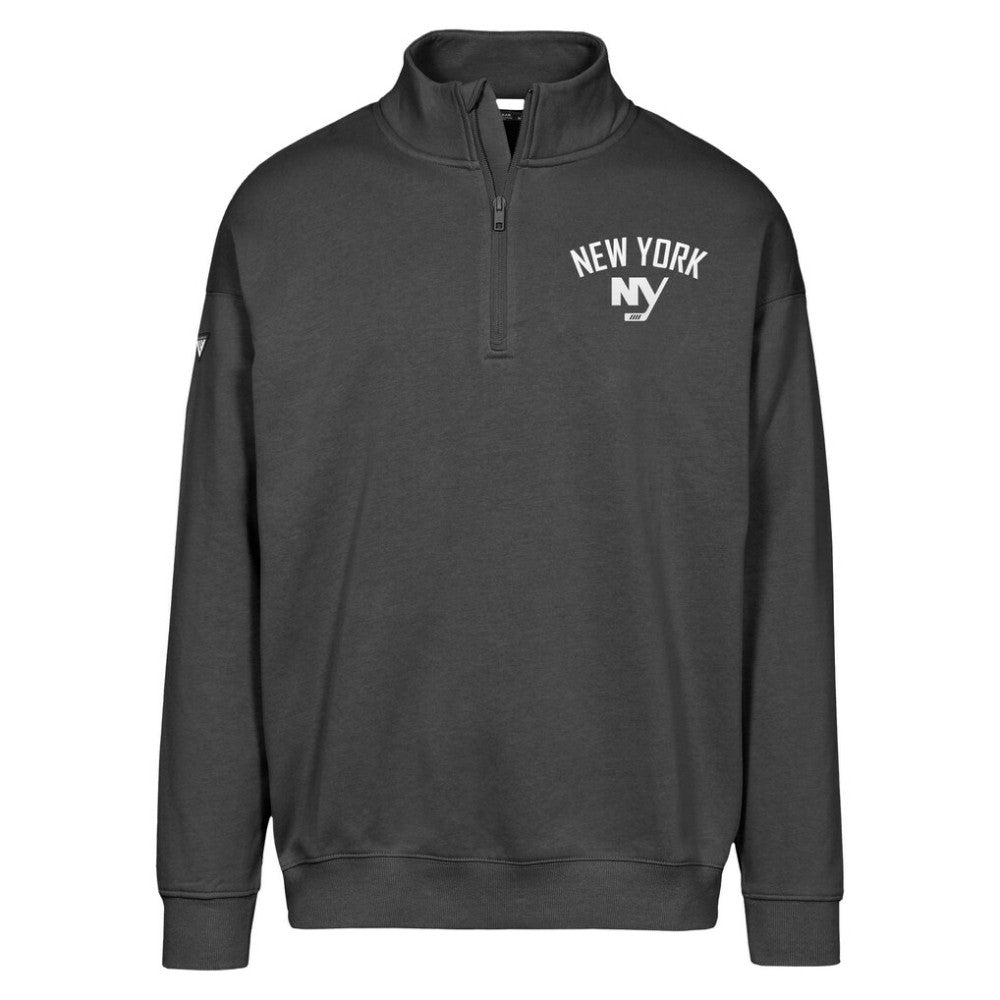 New York Islanders Levelwear Murray City Capsule Quarter-Zip Sweatshirt - Black - NHL