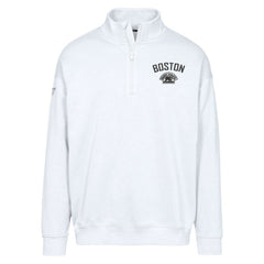 Boston Bruins Levelwear Murray City Capsule Quarter-Zip Sweatshirt - White - NHL