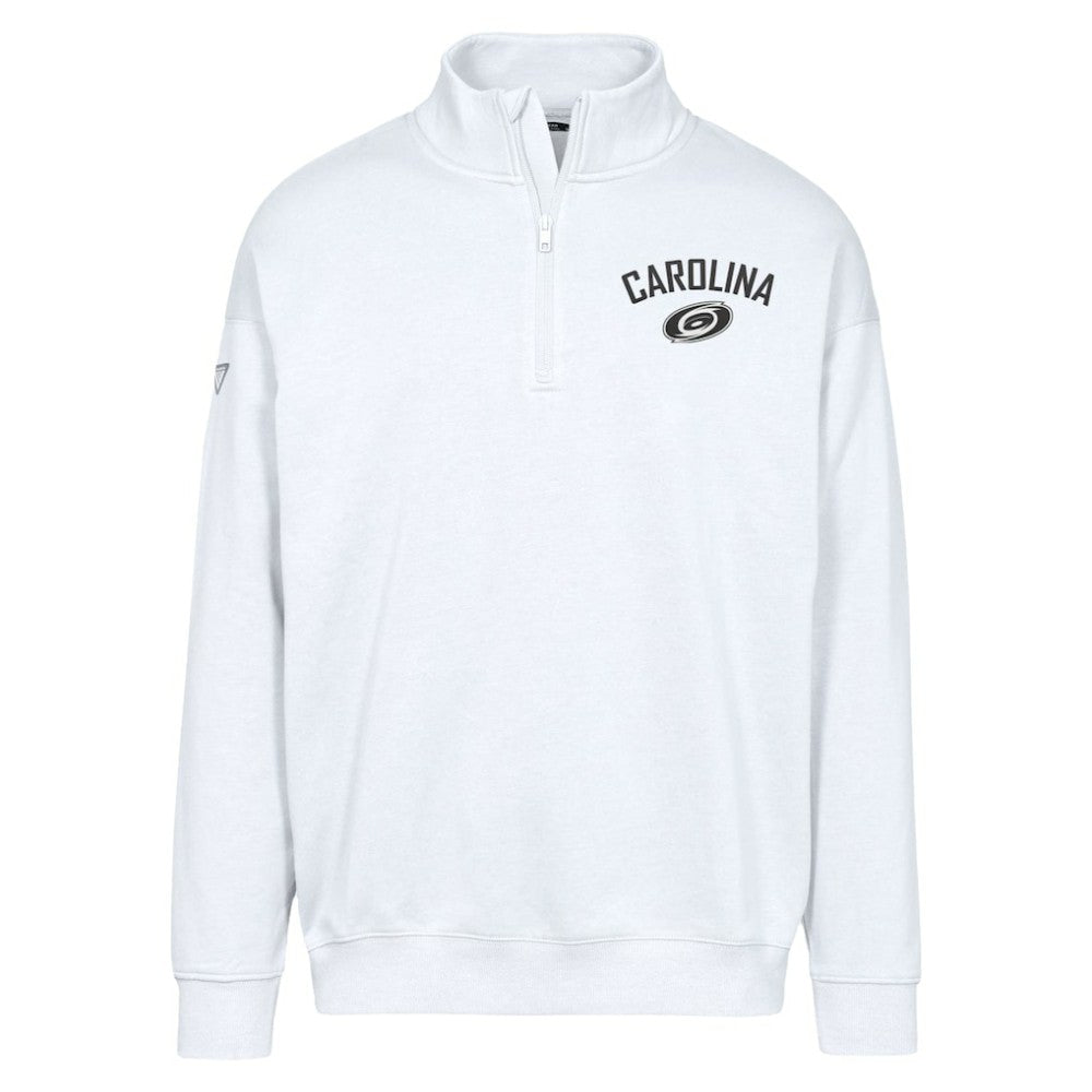 Carolina Hurricanes Levelwear Murray City Capsule Quarter-Zip Sweatshirt - White - NHL