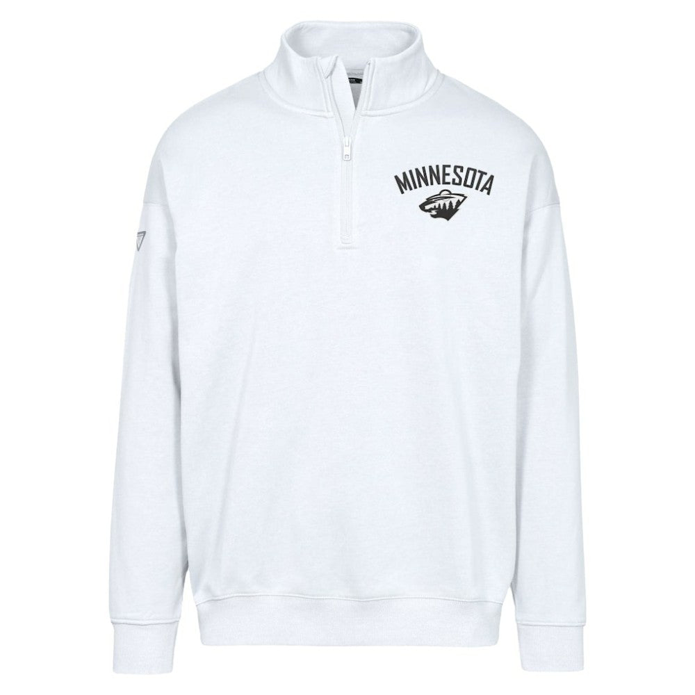 Minnesota Wild Levelwear Murray City Capsule Quarter-Zip Sweatshirt - White - NHL