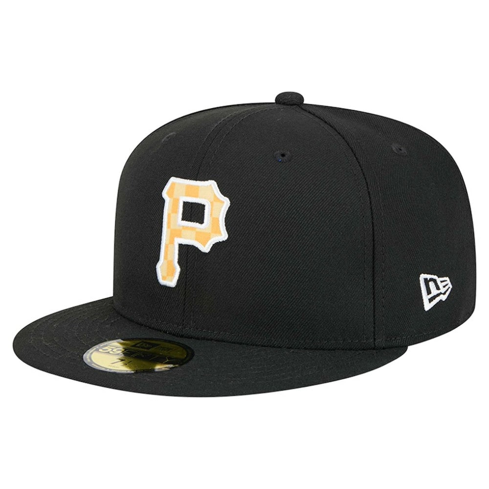 Pittsburgh Pirates New Era Checkered Undervisor 59FIFTY Fitted Hat - MLB