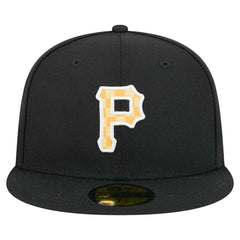 Pittsburgh Pirates New Era Checkered Undervisor 59FIFTY Fitted Hat - MLB