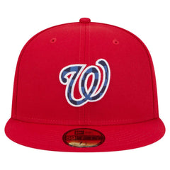 Washington Nationals New Era Checkered Undervisor 59FIFTY Fitted Hat - MLB