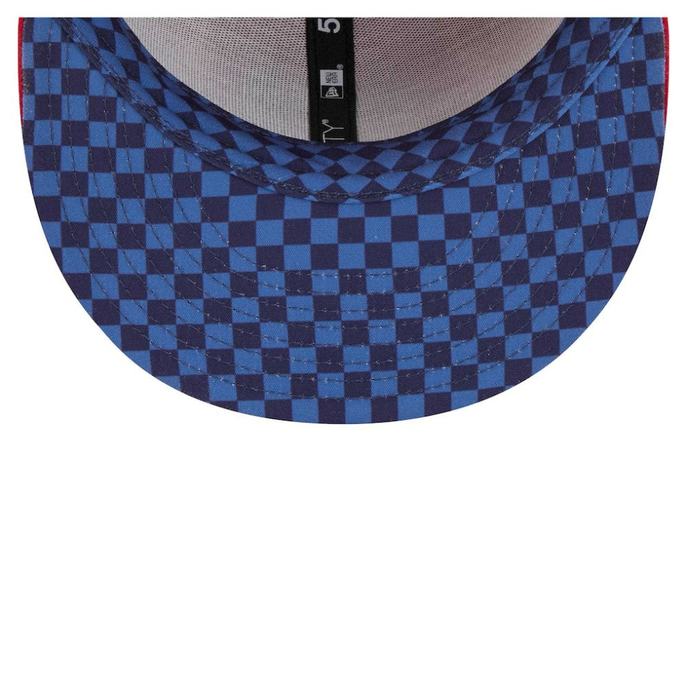 Washington Nationals New Era Checkered Undervisor 59FIFTY Fitted Hat - MLB