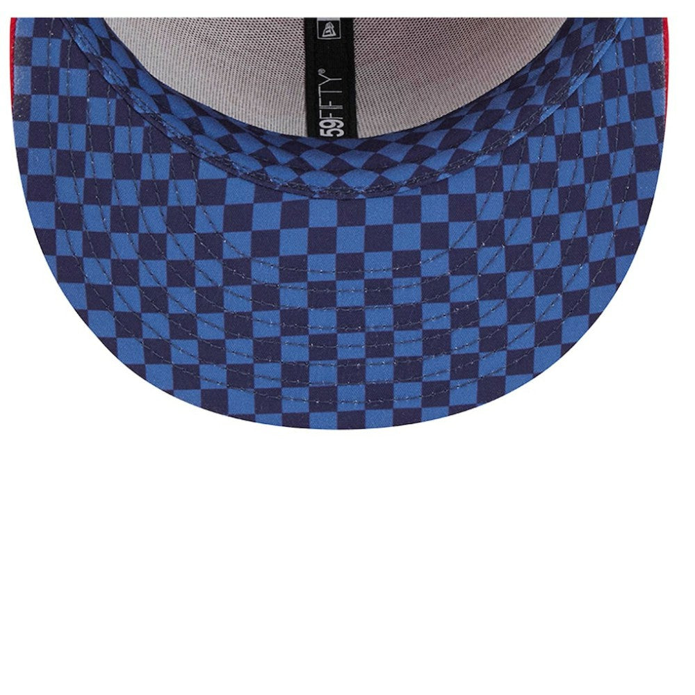 St. Louis Cardinals New Era Checkered Undervisor 59FIFTY Fitted Hat - MLB