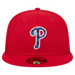 Philadelphia Phillies New Era Checkered Undervisor 59FIFTY Fitted Hat - MLB