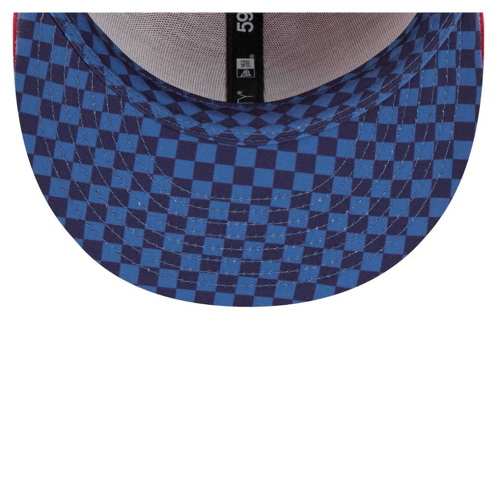 Philadelphia Phillies New Era Checkered Undervisor 59FIFTY Fitted Hat - MLB