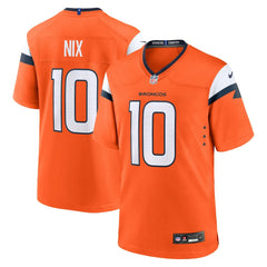 Bo Nix Denver Broncos Player Game Jersey Orange | Nike for Sale