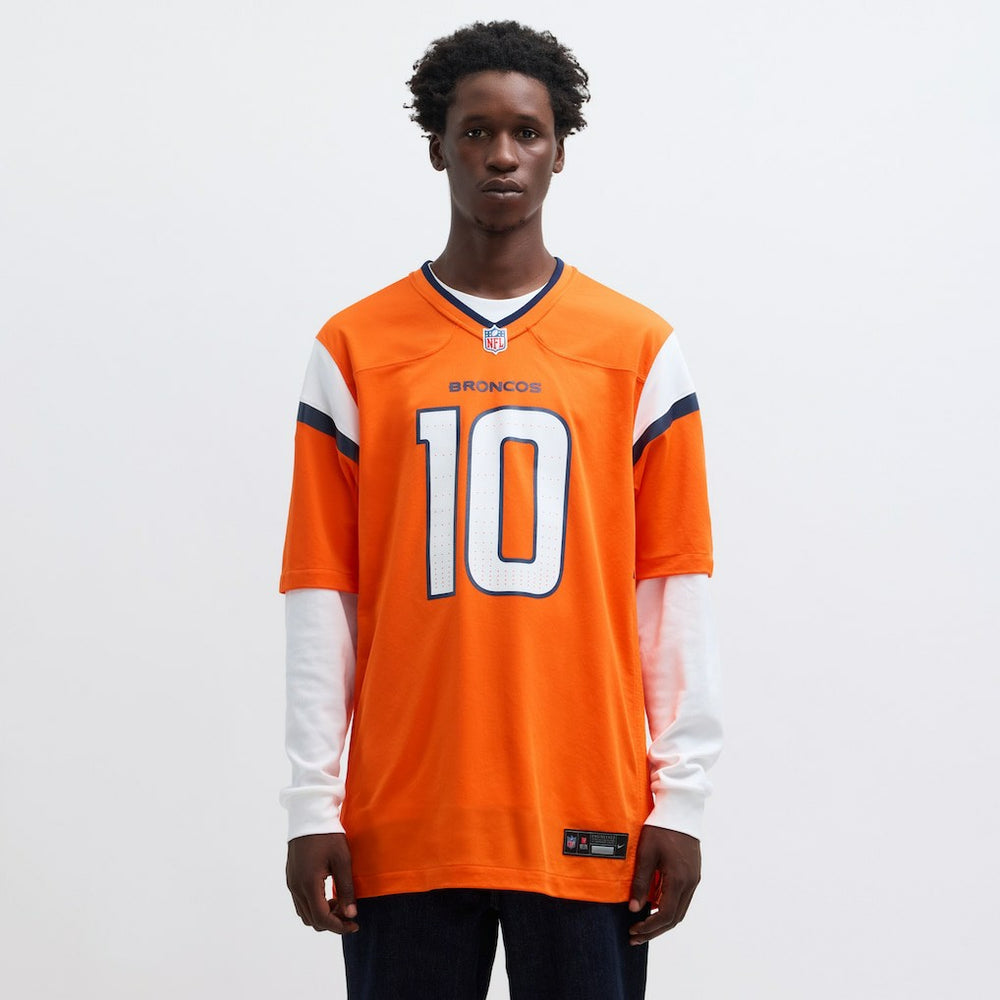 Bo Nix Denver Broncos Player Game Jersey Orange | Nike for Sale