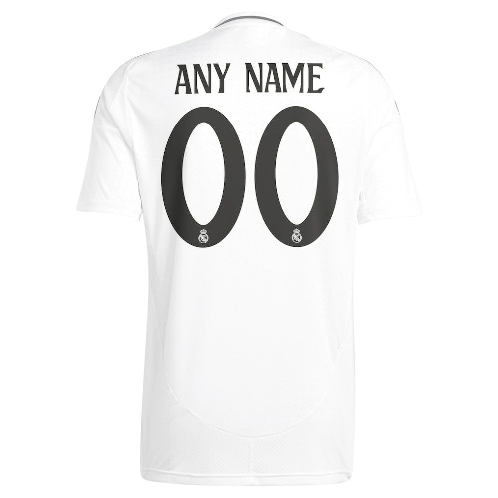 Real Madrid 2024/25 Home Replica Custom Jersey White | Adidas