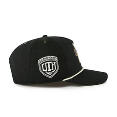 Boston Bruins '47 Old Time Hockey Rafter Sure Shot Hitch Adjustable Hat - Black - NHL