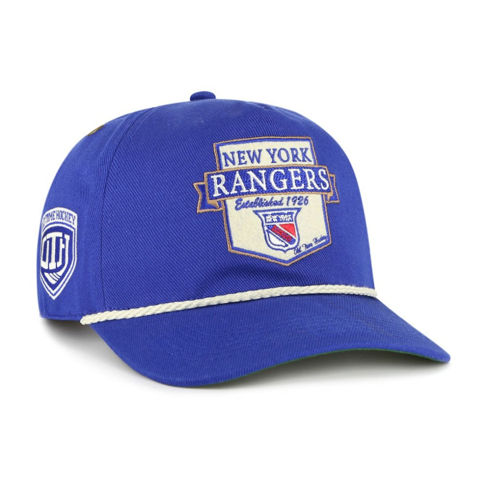 New York Rangers '47 Old Time Hockey Rafter Sure Shot Hitch Adjustable Hat - Blue - NHL