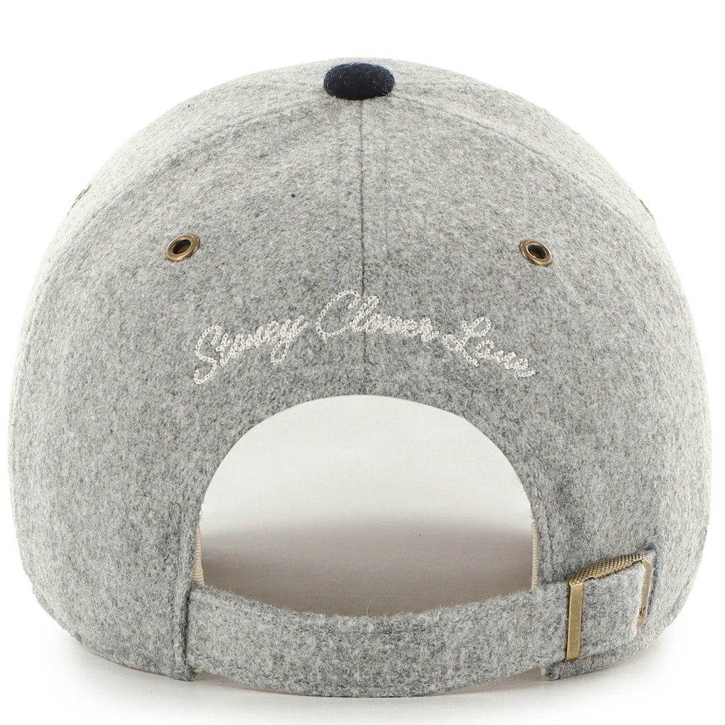 New England Patriots Stoney Clover Lane x '47 Unisex Block Clean Up Adjustable Hat Gray/Navy | 47 brand