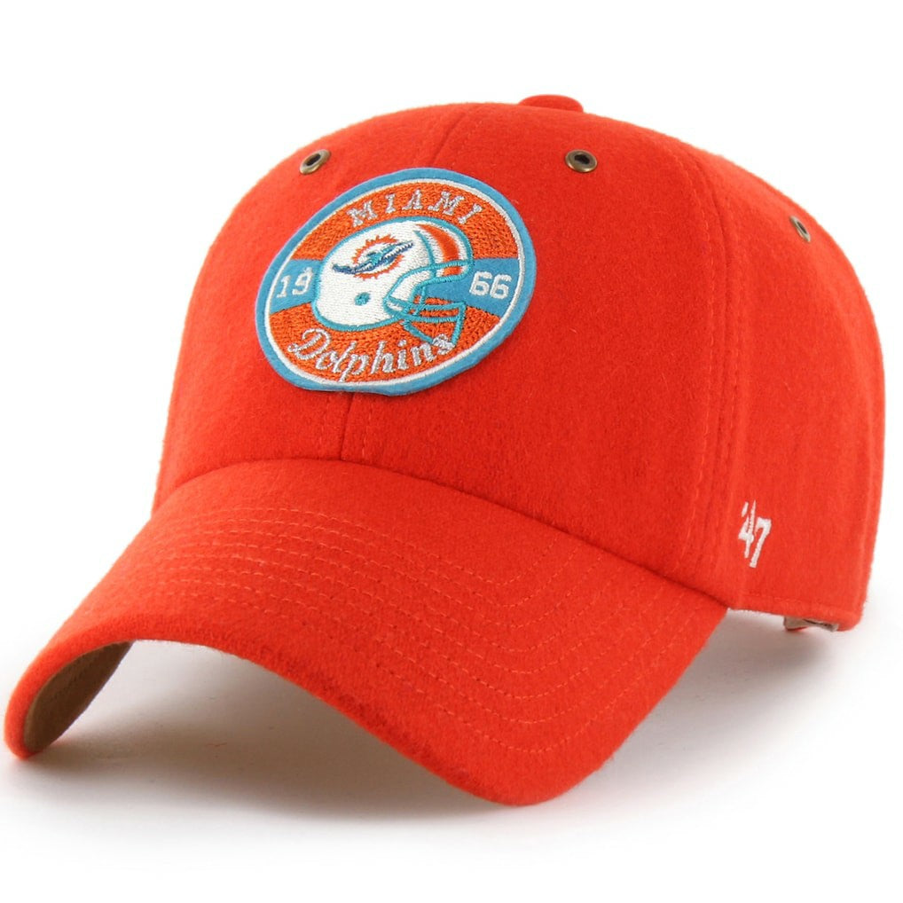 Miami Dolphins Stoney Clover Lane x '47 Unisex Field Goal Clean Up Adjustable Hat Orange | 47 brand
