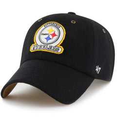 Pittsburgh Steelers Stoney Clover Lane x '47 Unisex Field Goal Clean Up Adjustable Hat Black | 47 brand