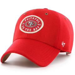 San Francisco 49ers Stoney Clover Lane x '47 Unisex Field Goal Clean Up Adjustable Hat Scarlet | 47 brand