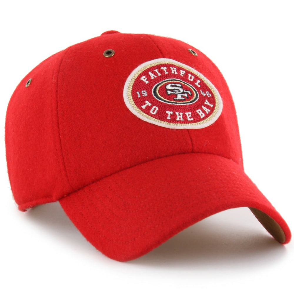 San Francisco 49ers Stoney Clover Lane x '47 Unisex Field Goal Clean Up Adjustable Hat Scarlet | 47 brand