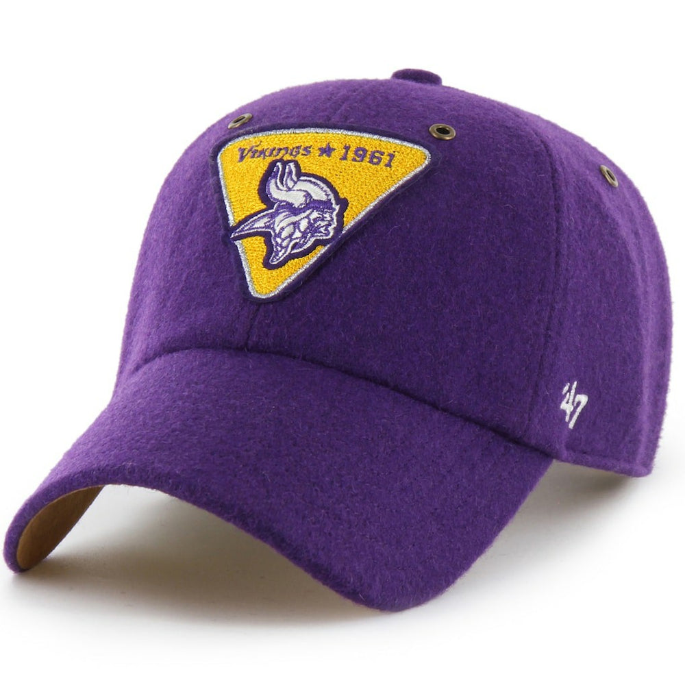 Minnesota Vikings Stoney Clover Lane x '47 Unisex Field Goal Clean Up Adjustable Hat Purple | 47 brand