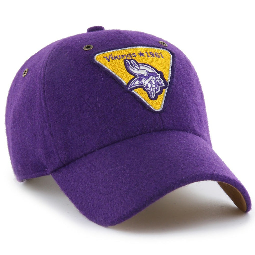 Minnesota Vikings Stoney Clover Lane x '47 Unisex Field Goal Clean Up Adjustable Hat Purple | 47 brand