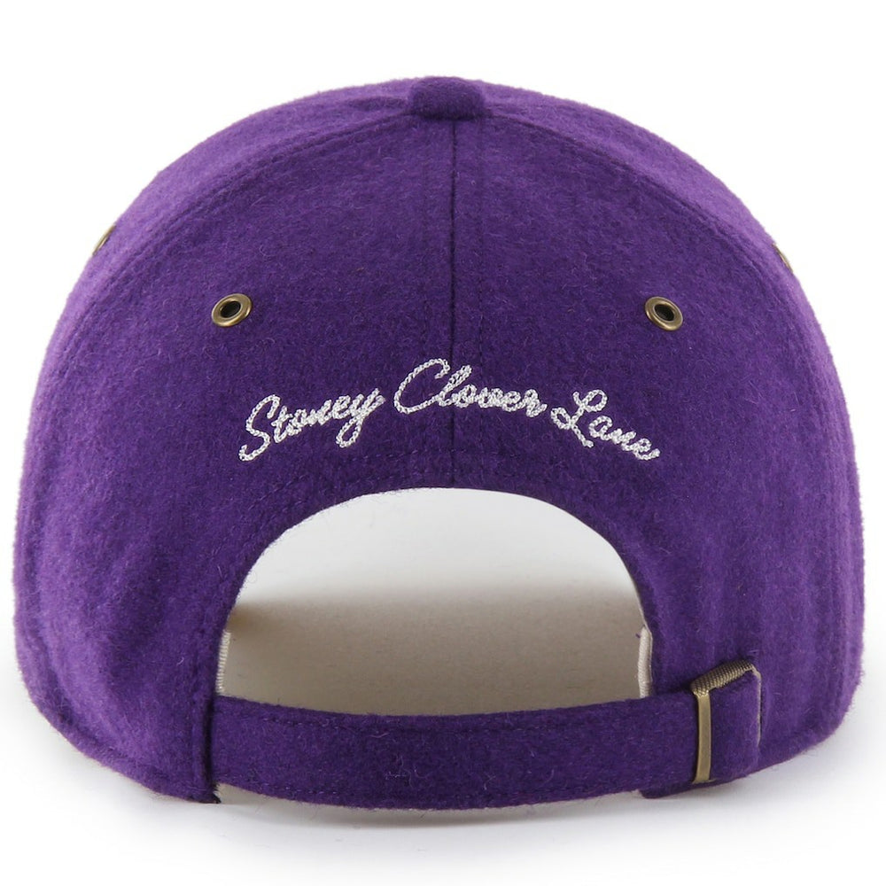 Minnesota Vikings Stoney Clover Lane x '47 Unisex Field Goal Clean Up Adjustable Hat Purple | 47 brand