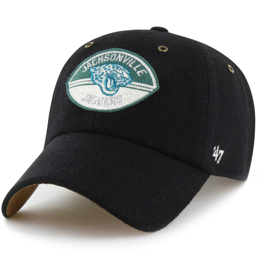 Jacksonville Jaguars Stoney Clover Lane x '47 Unisex Field Goal Clean Up Adjustable Hat Black | 47 brand