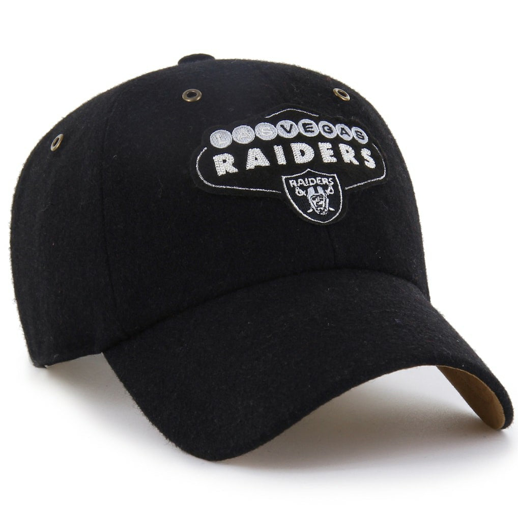 Las Vegas Raiders Stoney Clover Lane x '47 Unisex Field Goal Clean Up Adjustable Hat Black | 47 brand