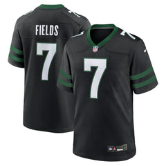 Justin Fields New York Jets Game Jersey Stealth Black | Nike for Sale
