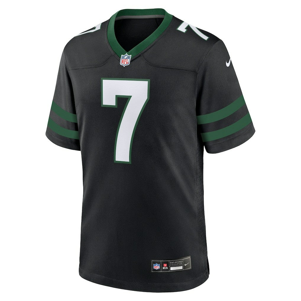 Justin Fields New York Jets Game Jersey Stealth Black | Nike for Sale