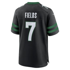 Justin Fields New York Jets Game Jersey Stealth Black | Nike for Sale