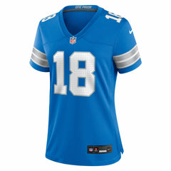 Isaac TeSlaa Detroit Lions Women's Game Player Jersey Blue | Nike for Sale